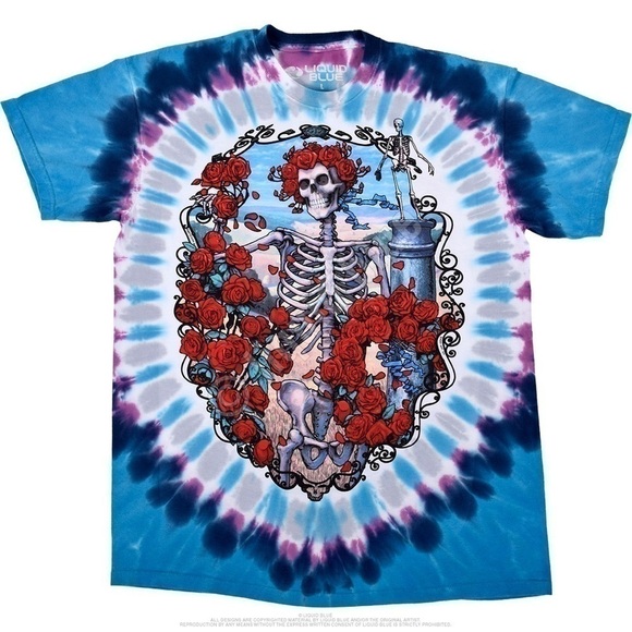 Grateful Dead 30th Anniversary Tie-Dye T-Shirt XL - Picture 1 of 16